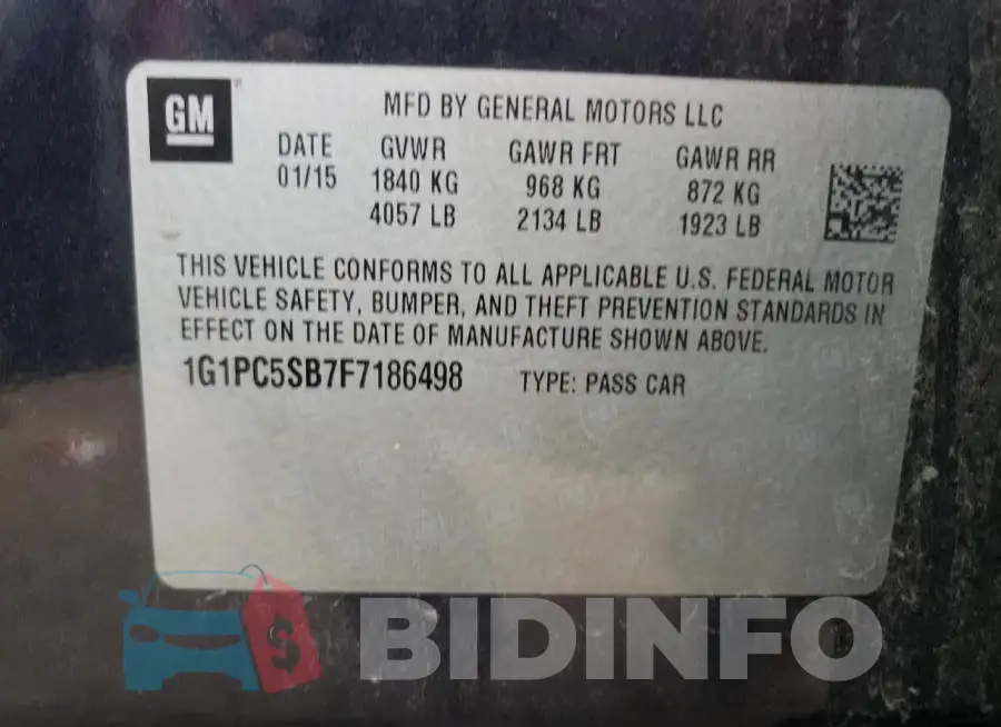 1G1PC5SB7F7186498 Photo# 12