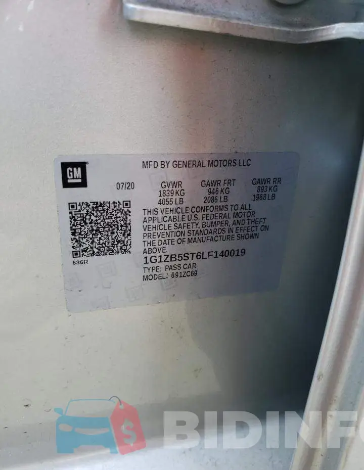 1G1ZB5ST6LF140019 Photo# 13