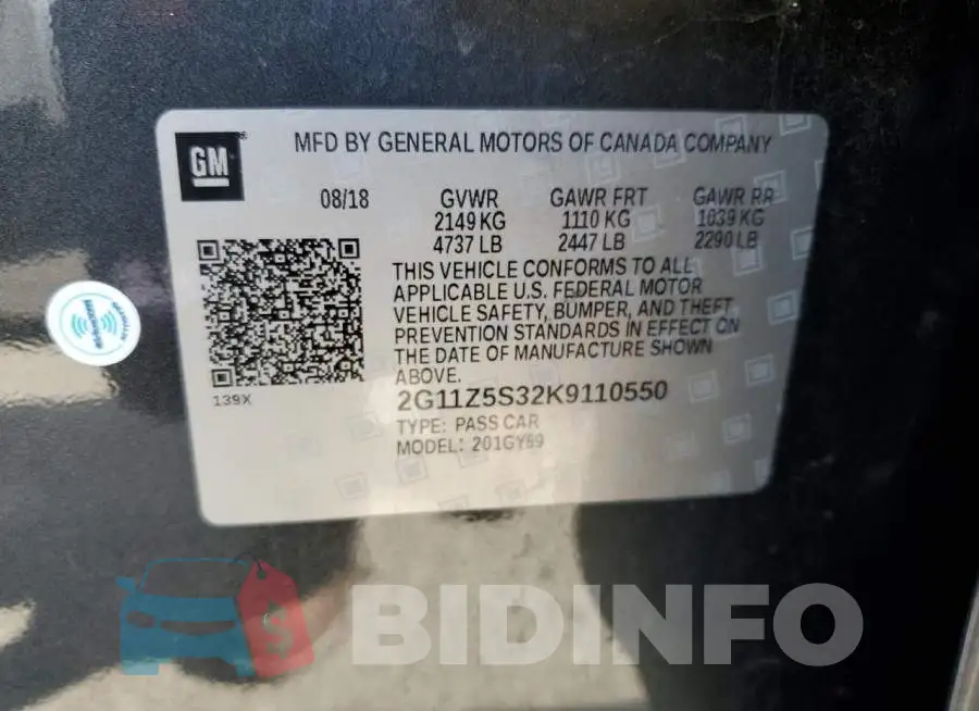 2G11Z5S32K9110550 Photo# 12