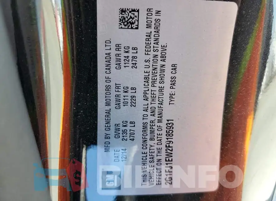 2G1FJ1EW2F9185931 Photo# 12