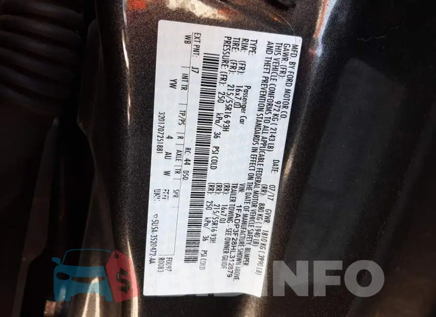 1FADP3F28HL312879 Photo# 13