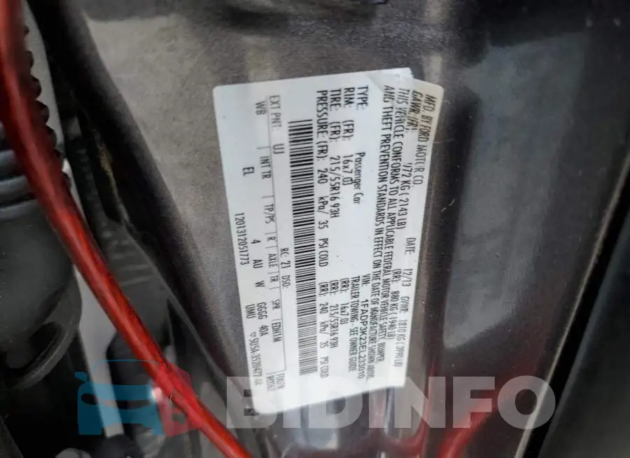1FADP3K23EL233010 Photo# 12