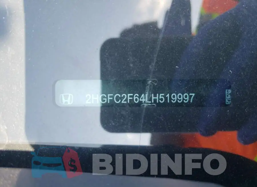 2HGFC2F64LH519997 Photo# 12