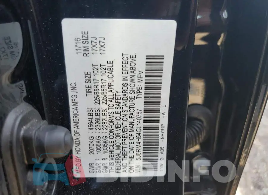5J6RM4H54GL140767 Photo# 12