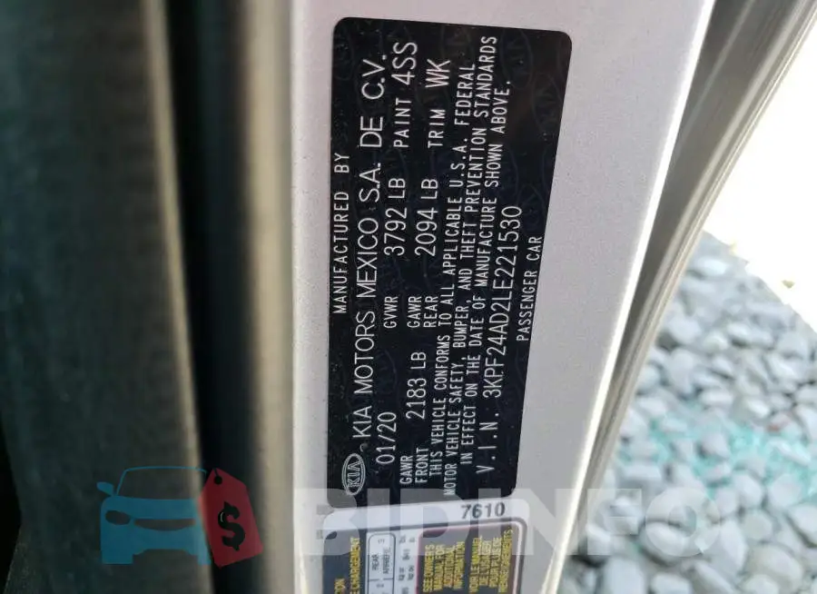3KPF24AD2LE221530 Photo# 13