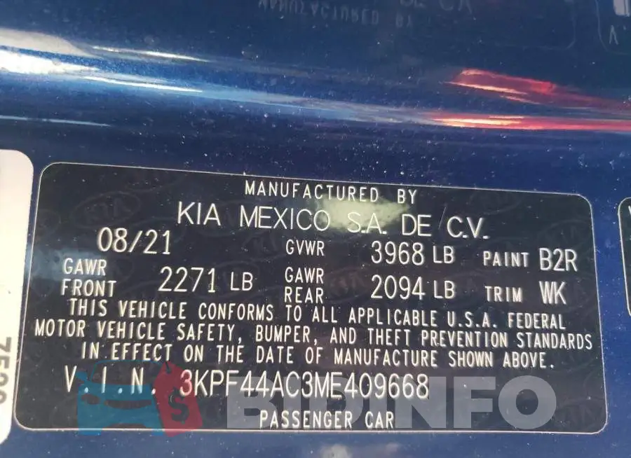 3KPF44AC3ME409668 Photo# 12