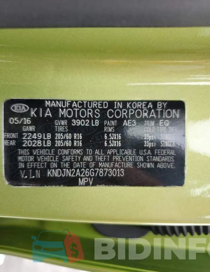 KNDJN2A26G7873013 Photo# 12