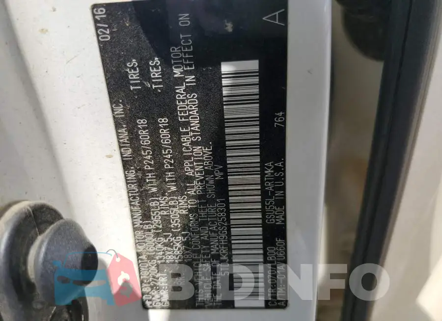 5TDJKRFH9GS258301 Photo# 12