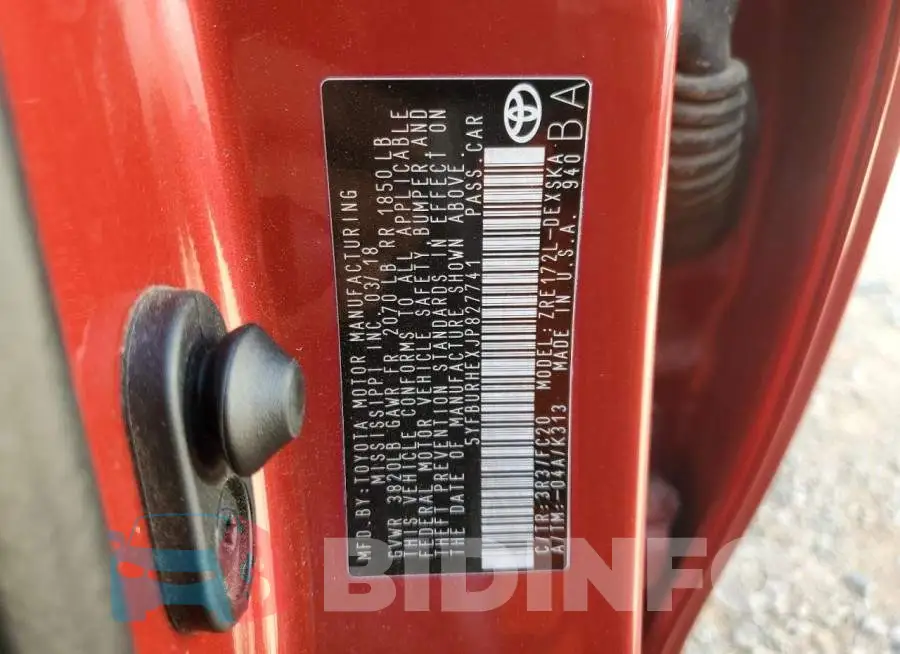 5YFBURHEXJP827741 Photo# 13