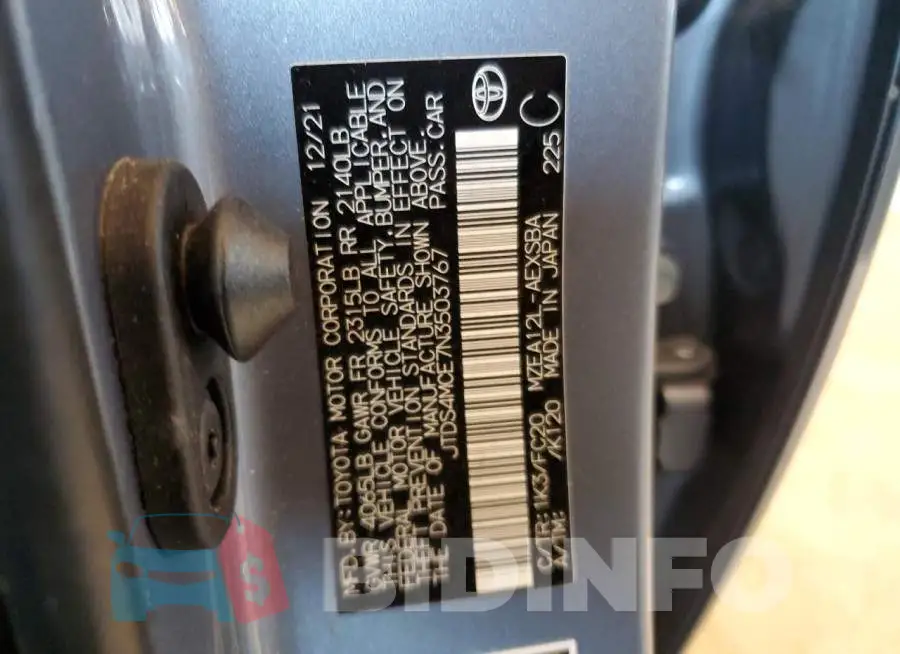 JTDS4MCE7N3503767 Photo# 12