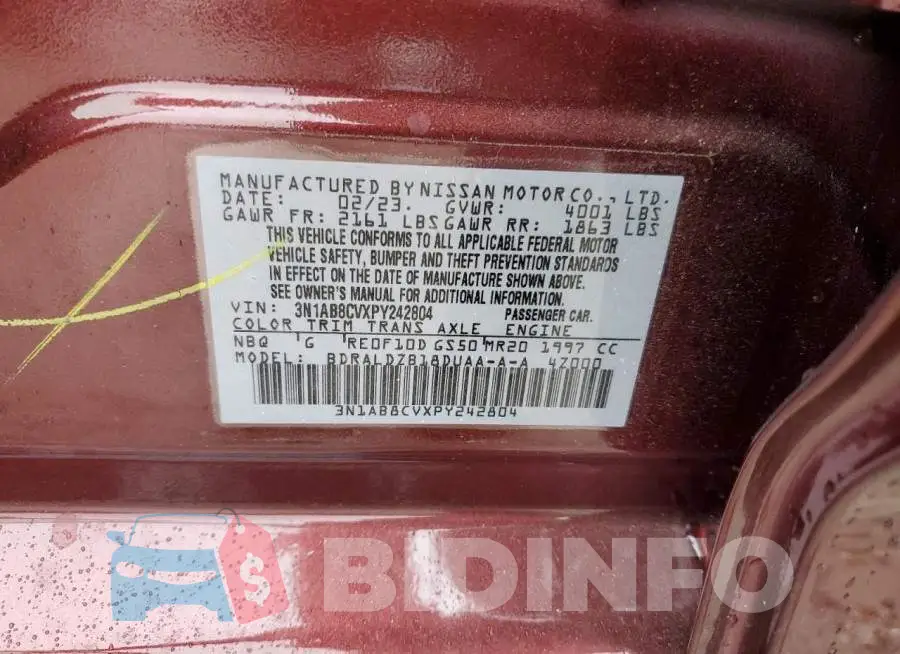 3N1AB8CVXPY242804 Photo# 12