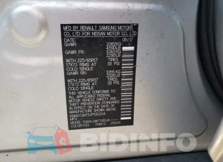 KNMAT2MT5JP510204 Photo# 12