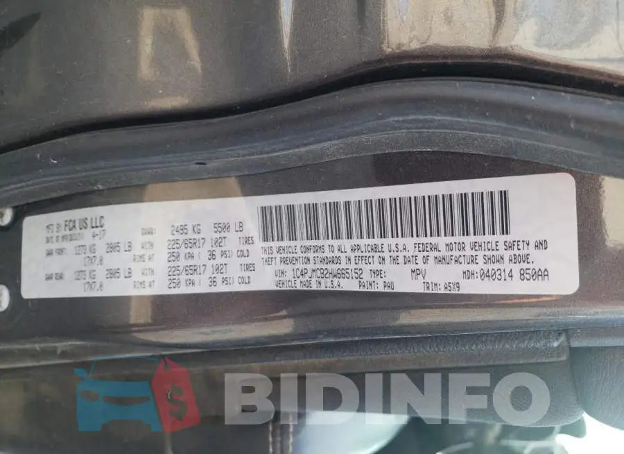 1C4PJMCB2HW665152 Photo# 13