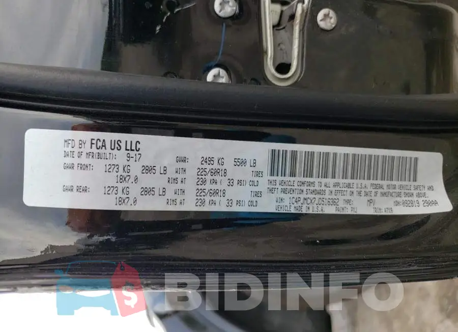 1C4PJMCX7JD516362 Photo# 12