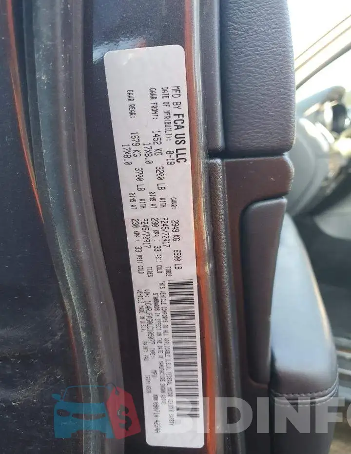 1C4RJFAG0LC109077 Photo# 12