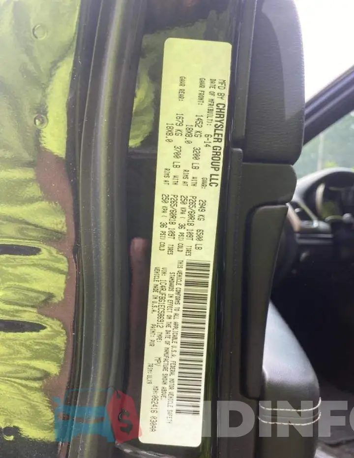 1C4RJFBG1EC586912 Photo# 12