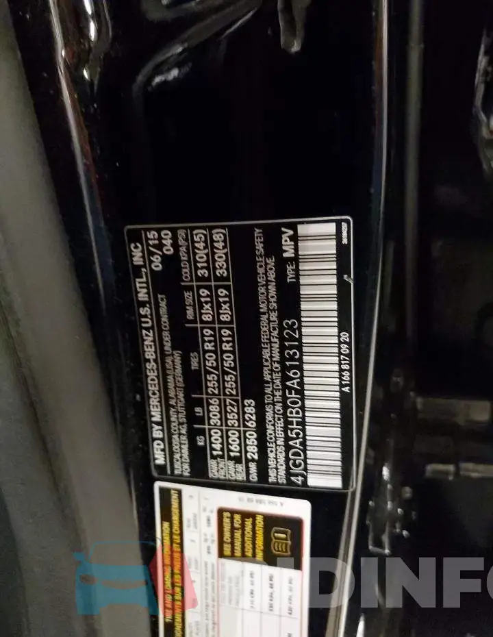 4JGDA5HB0FA613123 Photo# 12