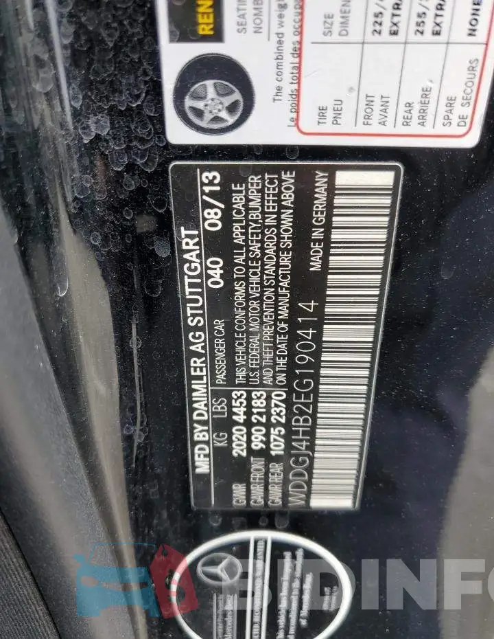 WDDGJ4HB2EG190414 Photo# 12