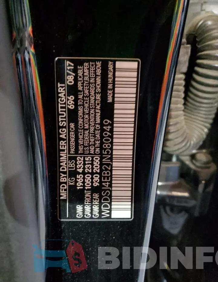 WDDSJ4EB2JN580949 Photo# 12