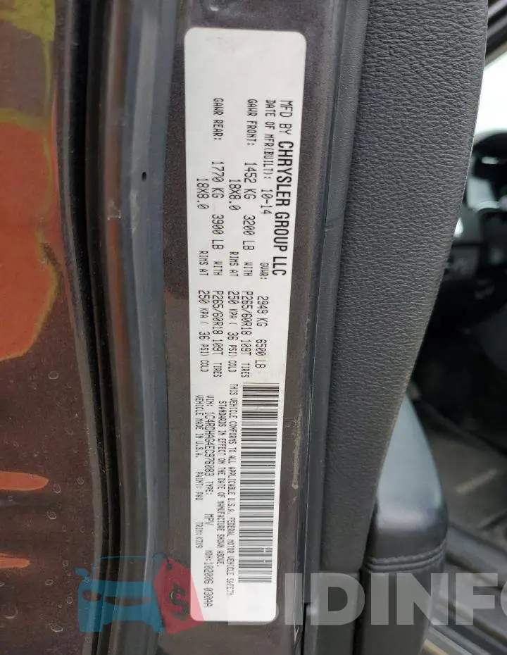 1C4RDHAG4EC976083 Photo# 13