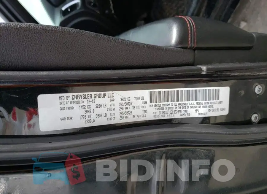 1C4SDJCT2EC332939 Photo# 13