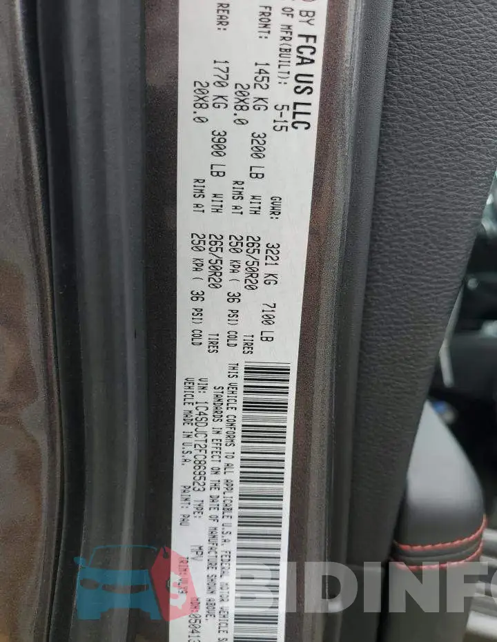 1C4SDJCT2FC869523 Photo# 13