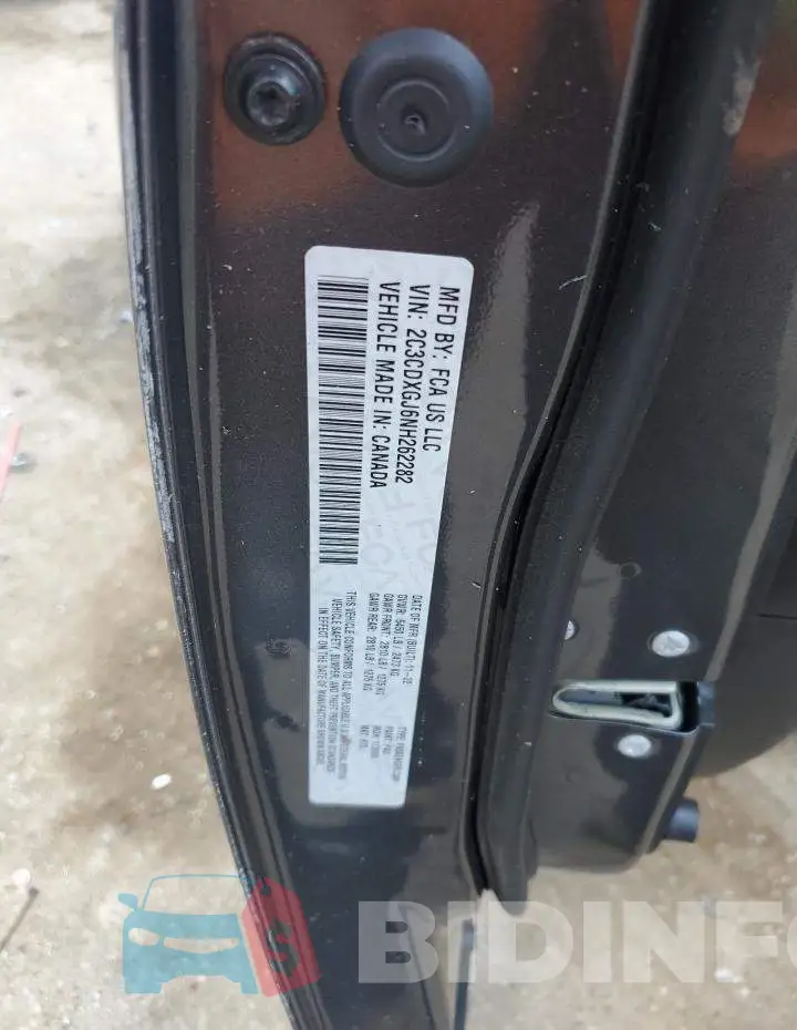 2C3CDXGJ6NH262282 Photo# 12