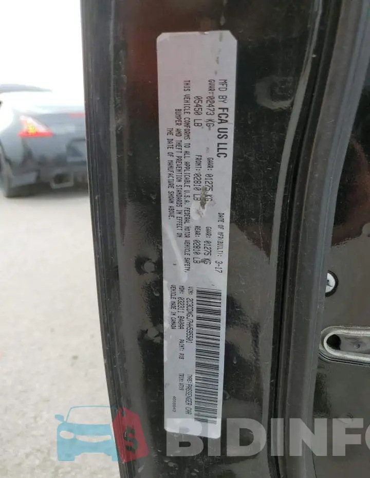 2C3CDXGJ7HH595501 Photo# 12