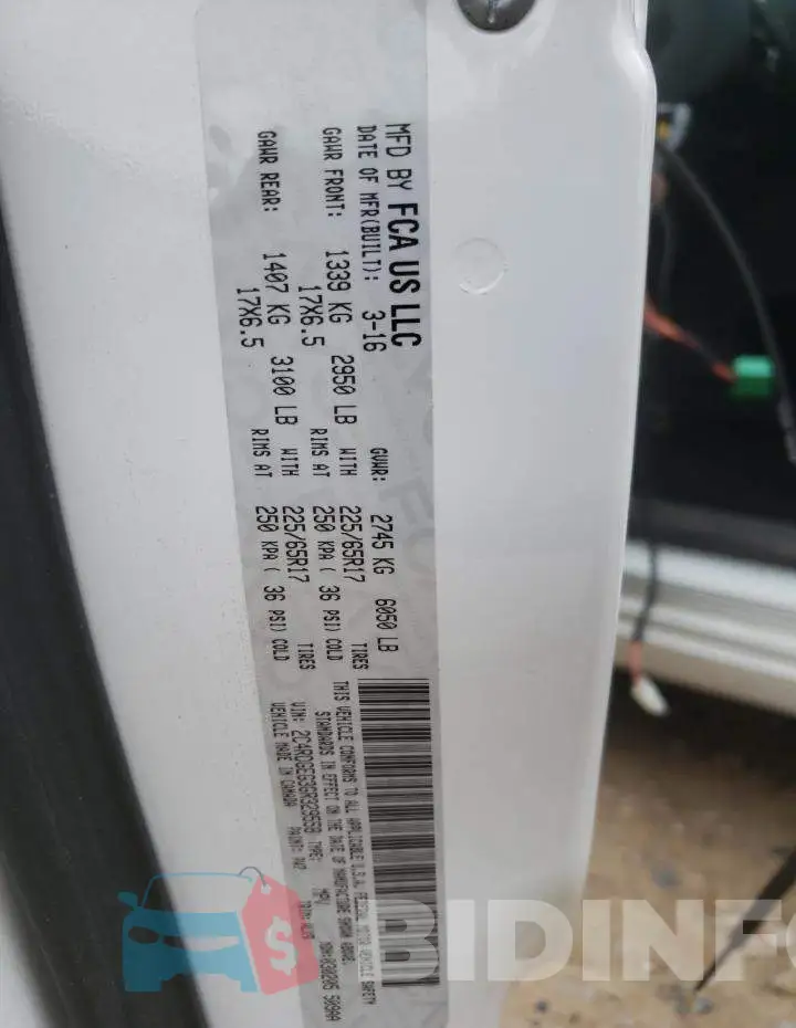 2C4RDGEG3GR329558 Photo# 14