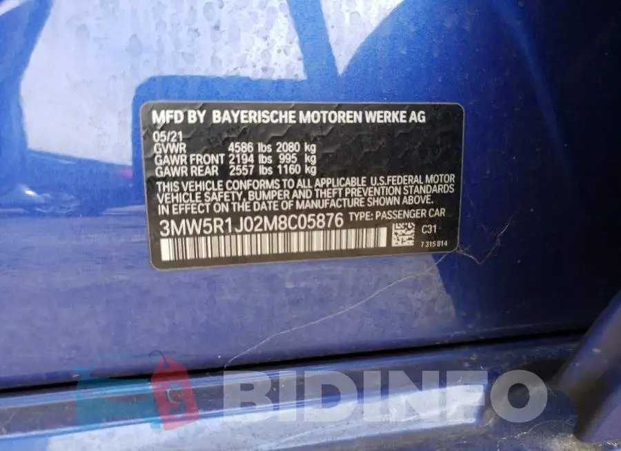 3MW5R1J02M8C05876 Photo# 13