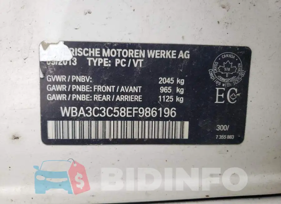 WBA3C3C58EF986196 Photo# 12