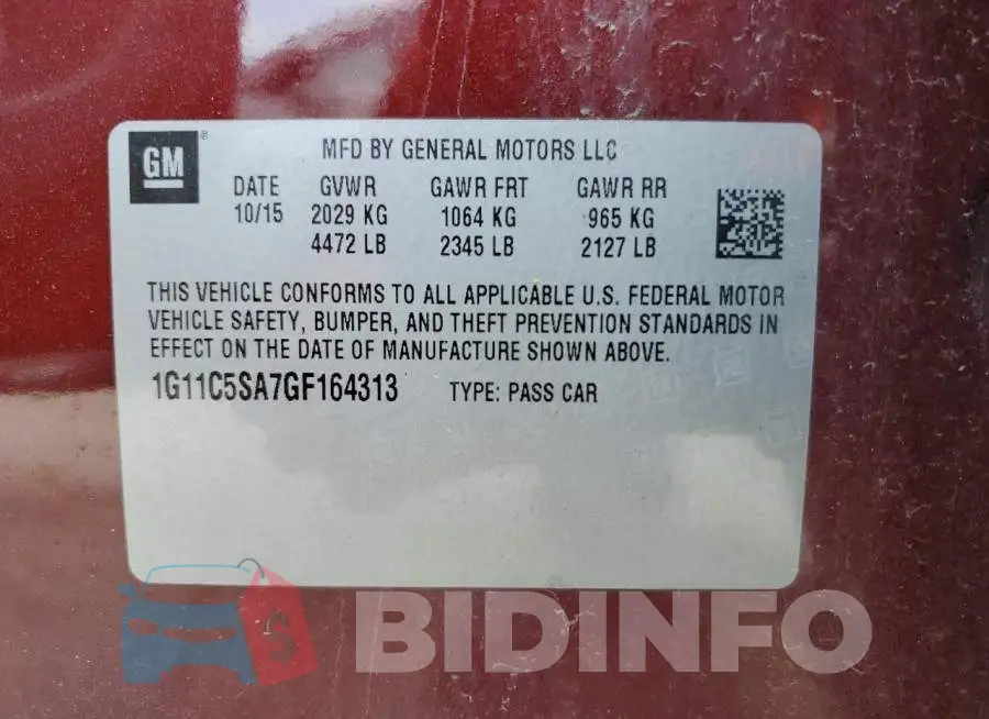1G11C5SA7GF164313 Photo# 12