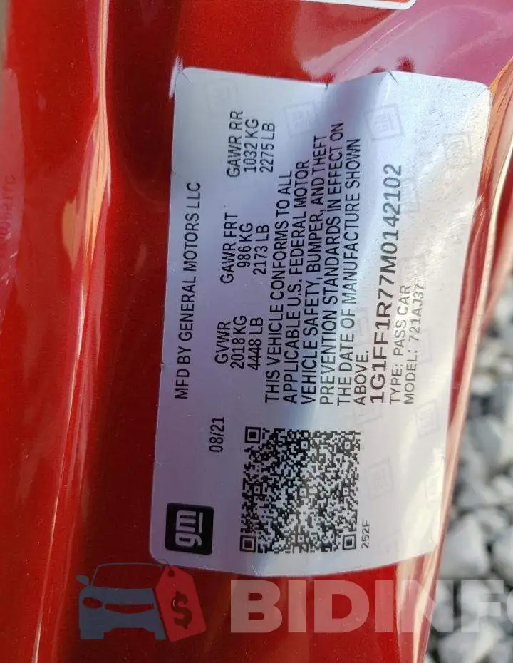 1G1FF1R77M0142102 Photo# 13