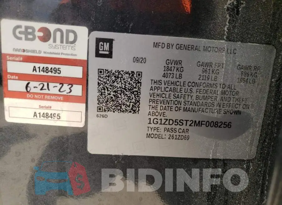 1G1ZD5ST2MF008256 Photo# 12