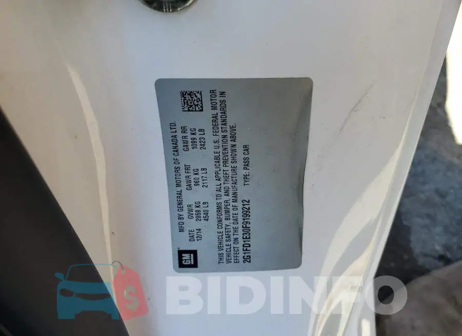 2G1FD1E30F9199212 Photo# 12