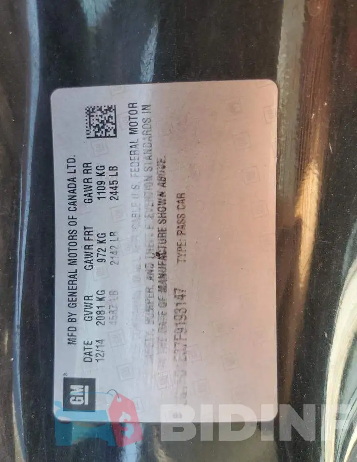 2G1FD1E37F9193147 Photo# 13