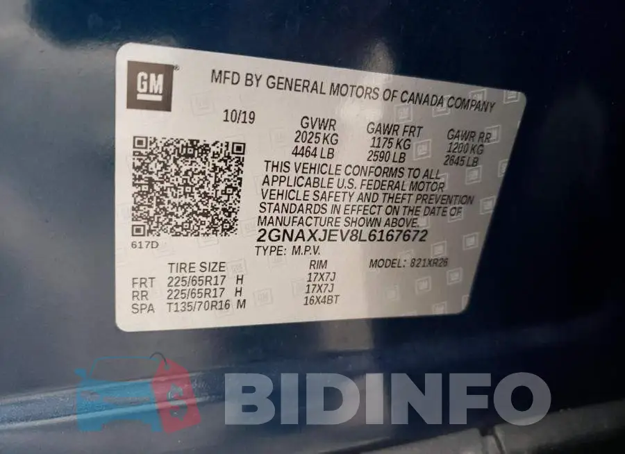 2GNAXJEV8L6167672 Photo# 12
