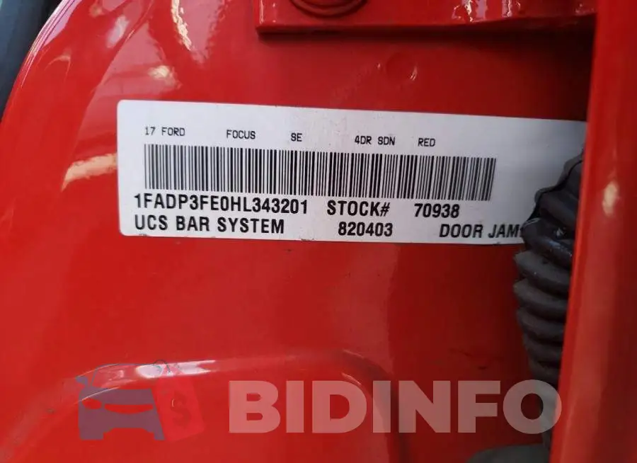 1FADP3FE0HL343201 Photo# 12