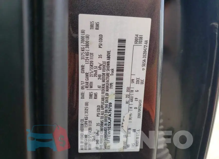 1FTEW1E5XJFA76709 Photo# 12