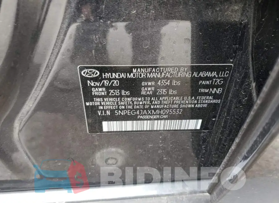5NPEG4JAXMH095532 Photo# 12