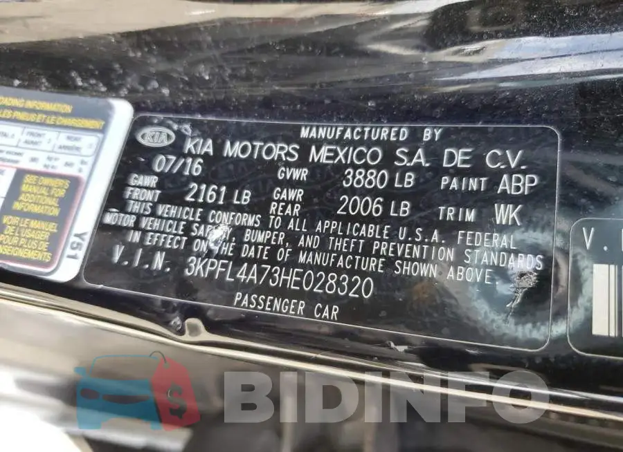 3KPFL4A73HE028320 Photo# 12