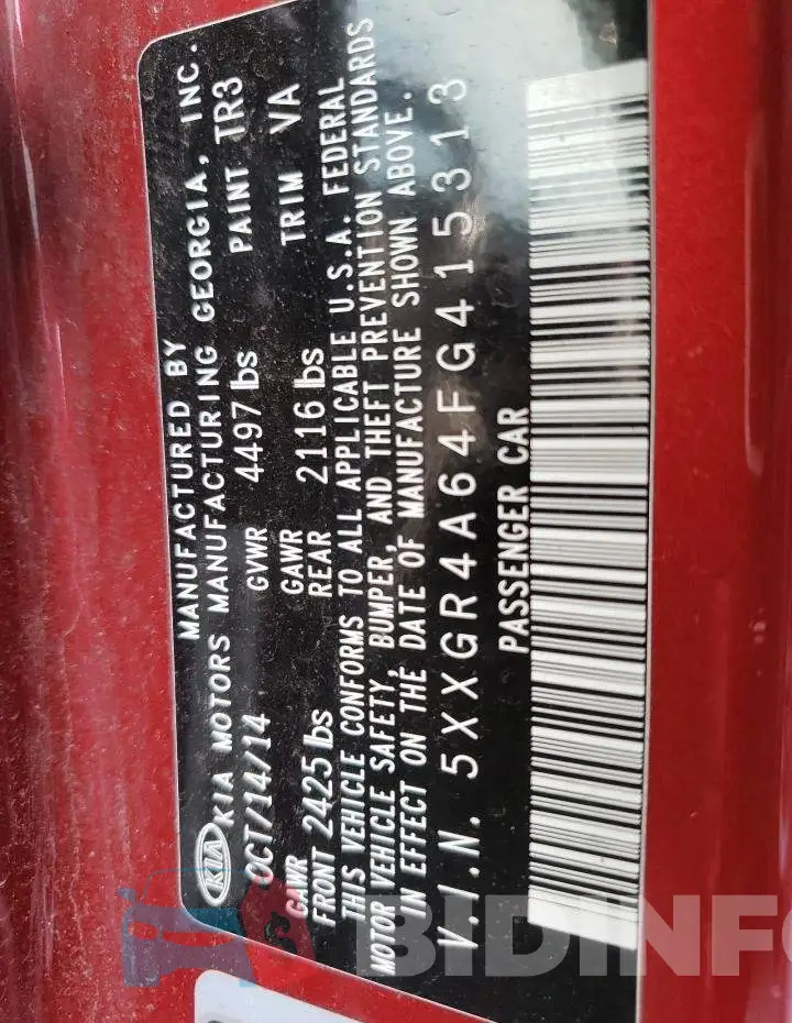 5XXGR4A64FG415313 Photo# 12