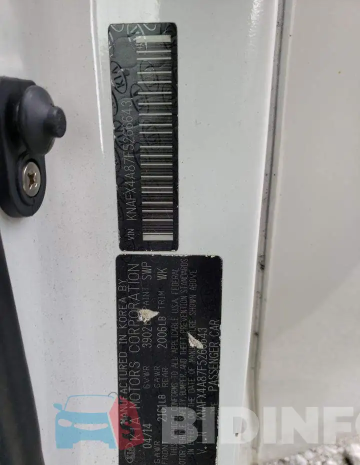 KNAFX4A87F5266643 Photo# 13