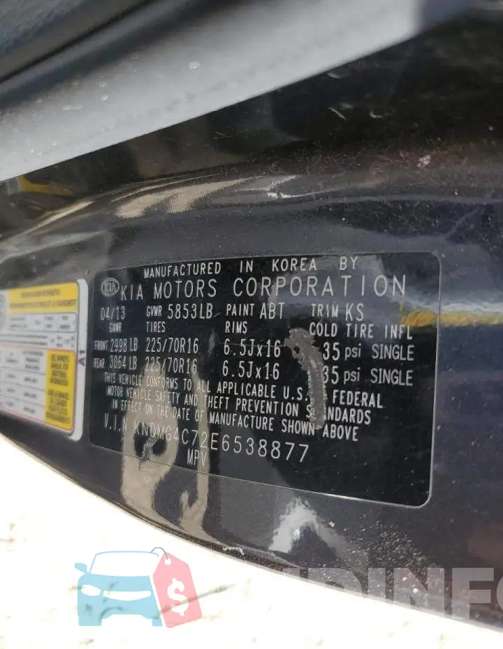KNDMG4C72E6538877 Photo# 14