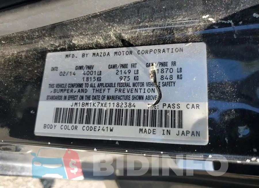 JM1BM1K7XE1182384 Photo# 12