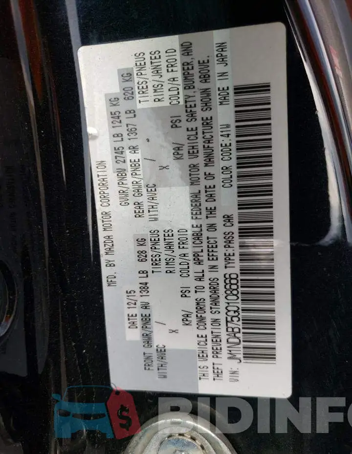 JM1NDAB75G0108666 Photo# 12