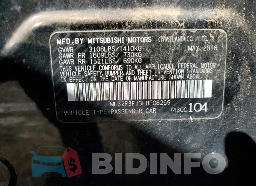 ML32F3FJ3HHF06269 Photo# 12