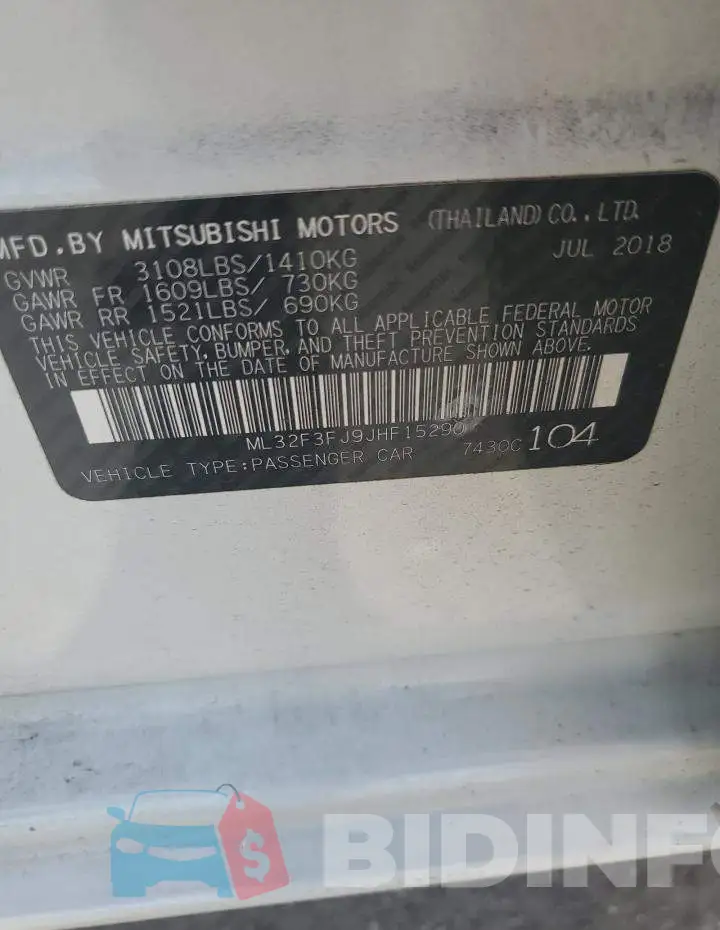 ML32F3FJ9JHF15290 Photo# 13