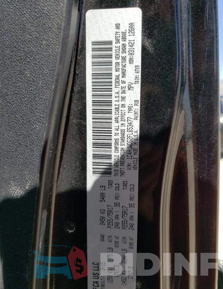 1C4HJWDG2FL653477 Photo# 12