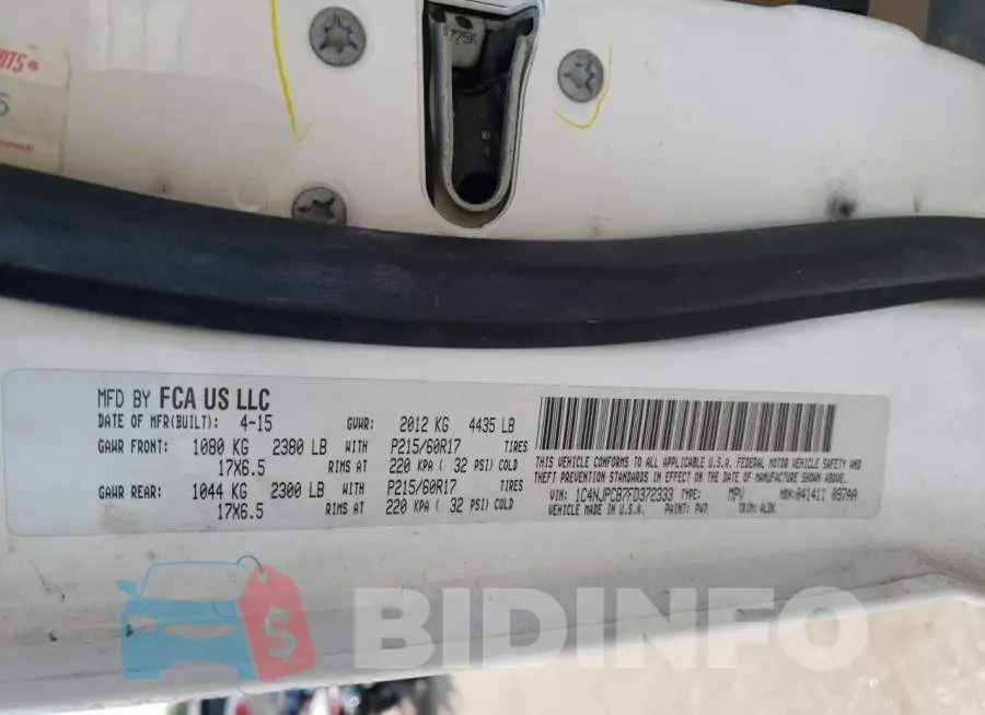 1C4NJPCB7FD372333 Photo# 13